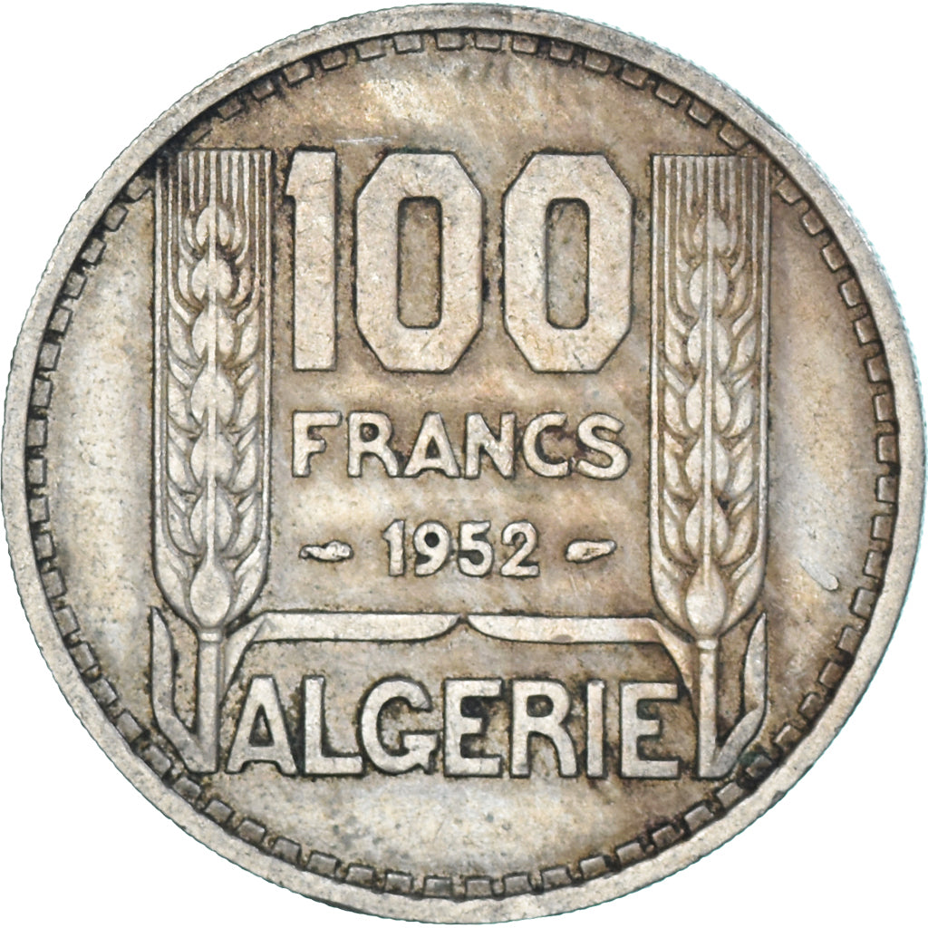 Monnaie, Algérie, 100 Francs, 1952