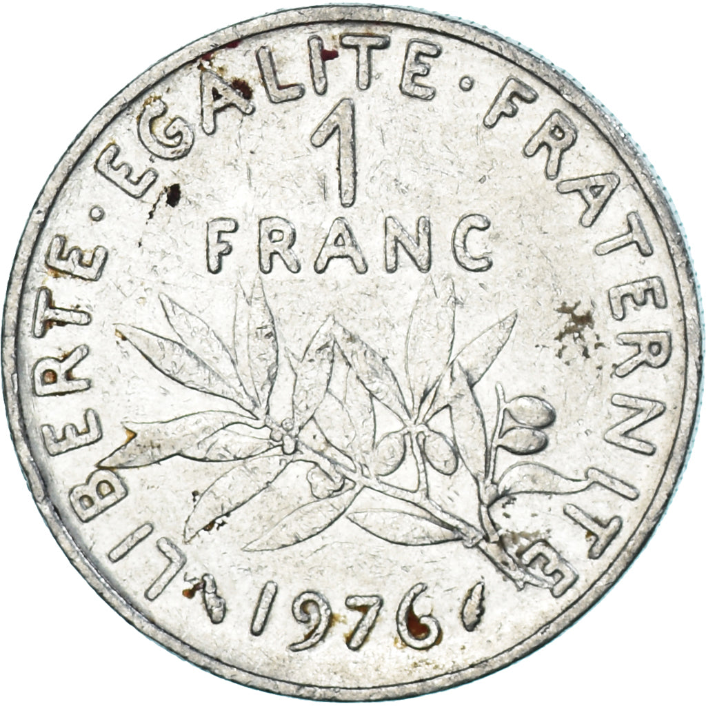 Moneda, Francia, Franc, 1976