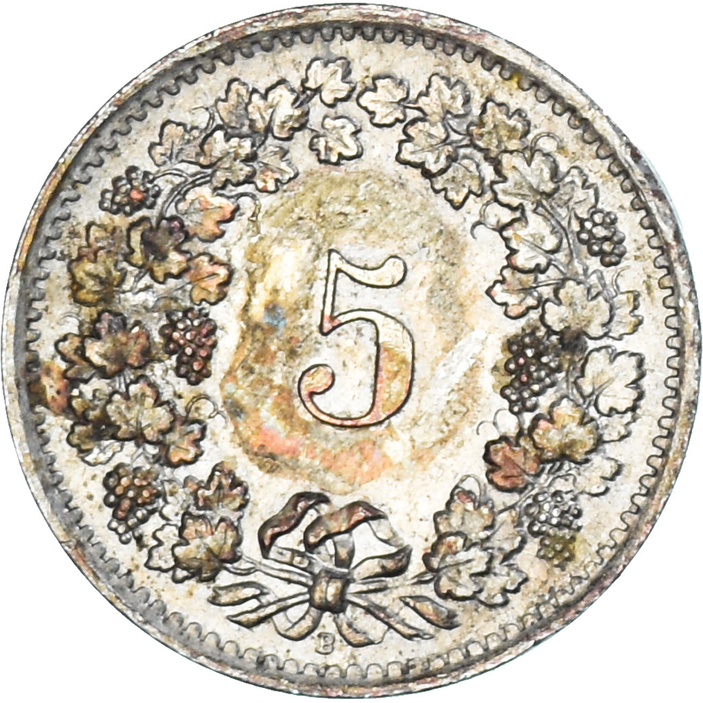 Moneta, Szwajcaria, 5 Rappen, 1967