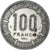 Coin, Chad, 100 Francs, 1982