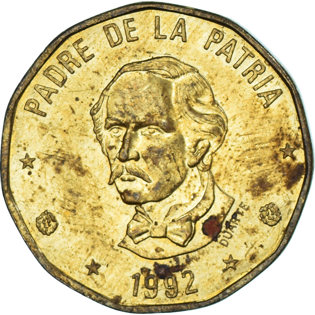 Monnaie, République Dominicaine, Peso, 1992