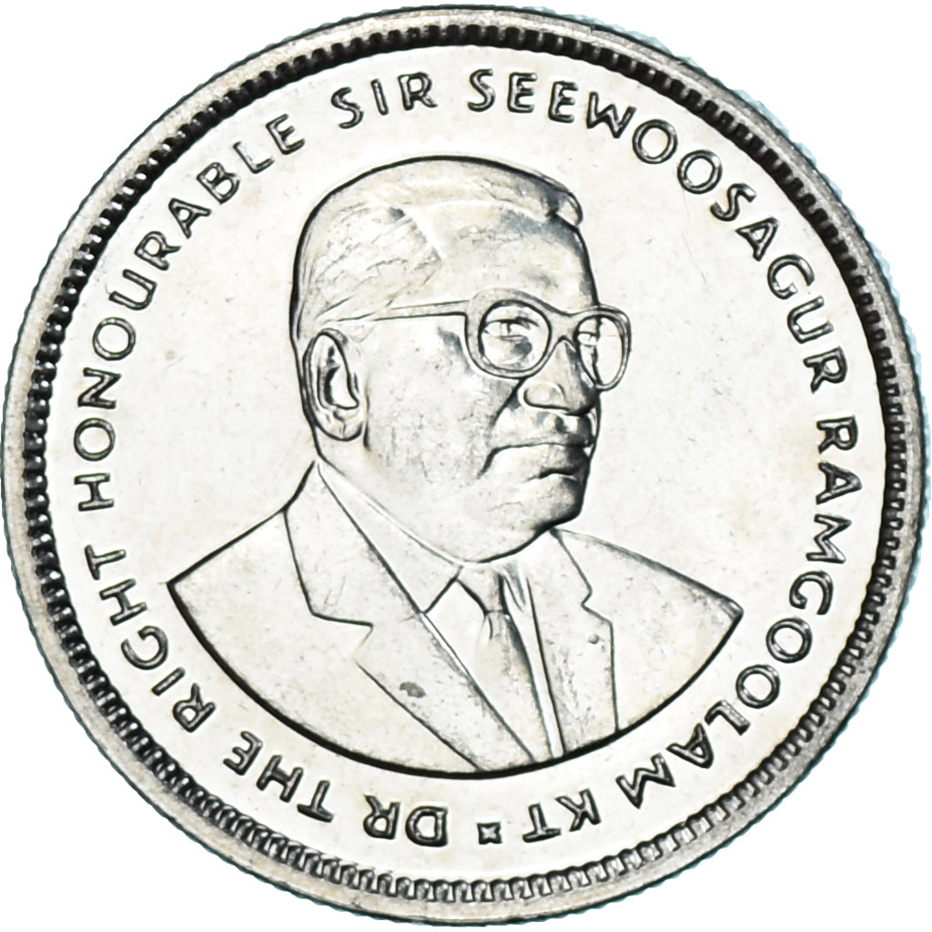 Munten, Mauritius, 20 Cents, 1993
