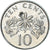 Munten, Singapur, 10 Cents, 1991