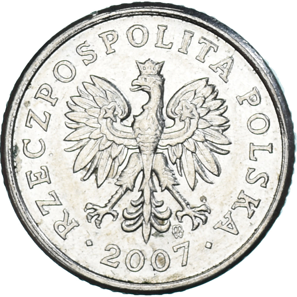 Monnaie, Pologne, 10 Groszy, 2007