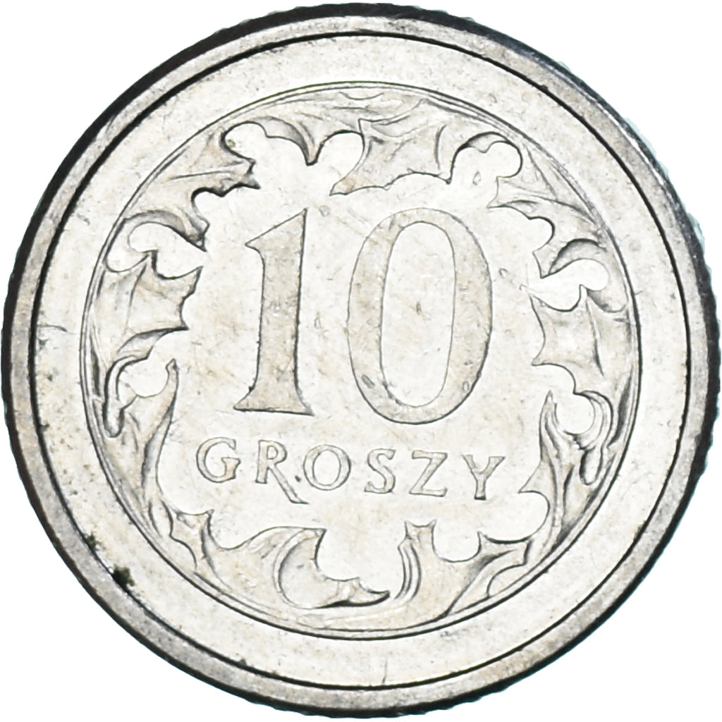 Monnaie, Pologne, 10 Groszy, 2007