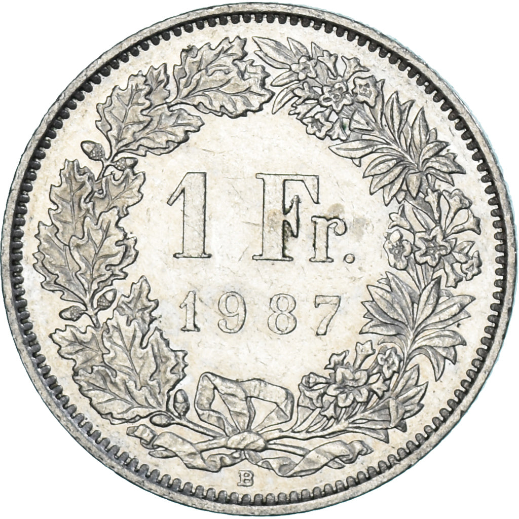 Monnaie, Suisse, Franc, 1987
