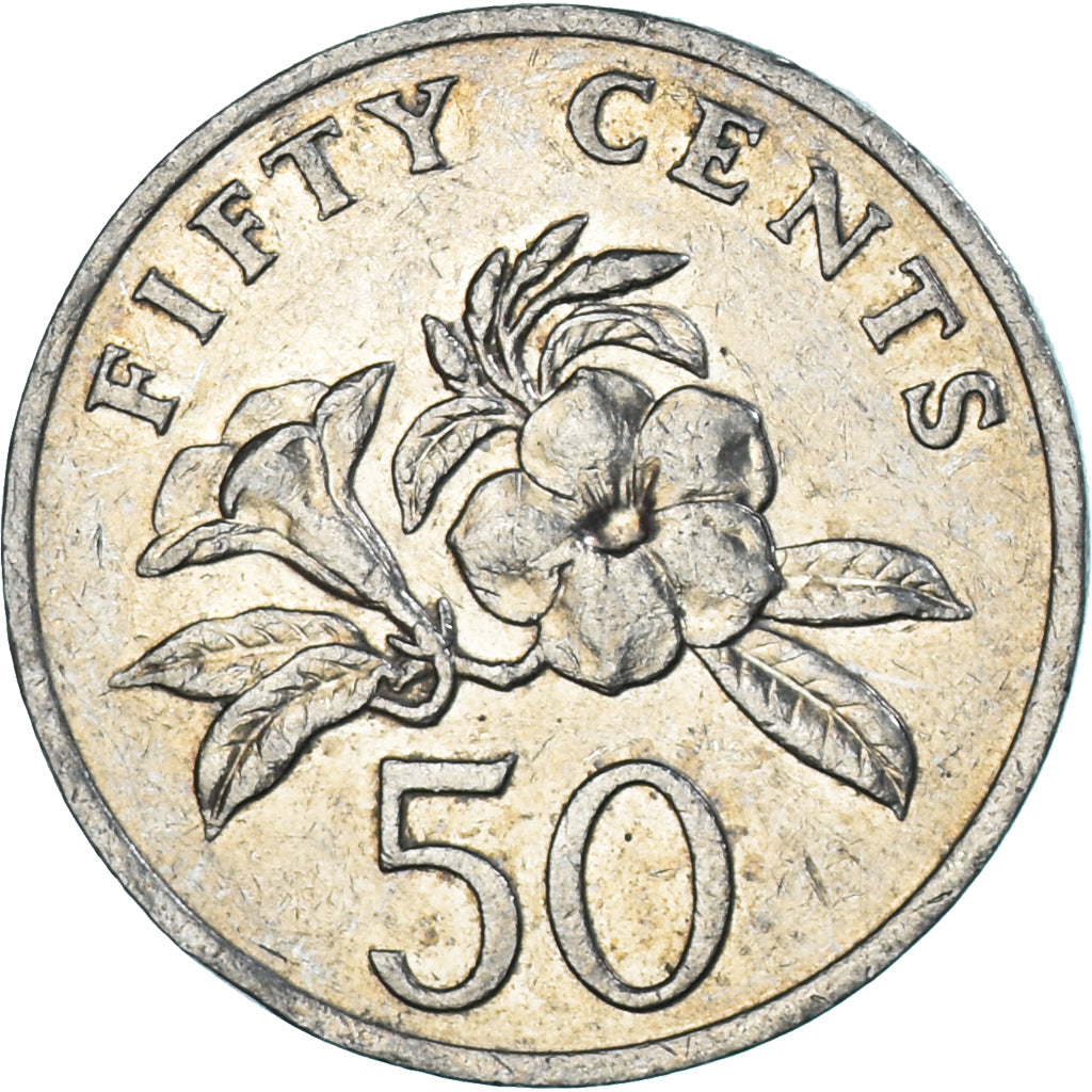 Munten, Singapur, 50 Cents, 1985