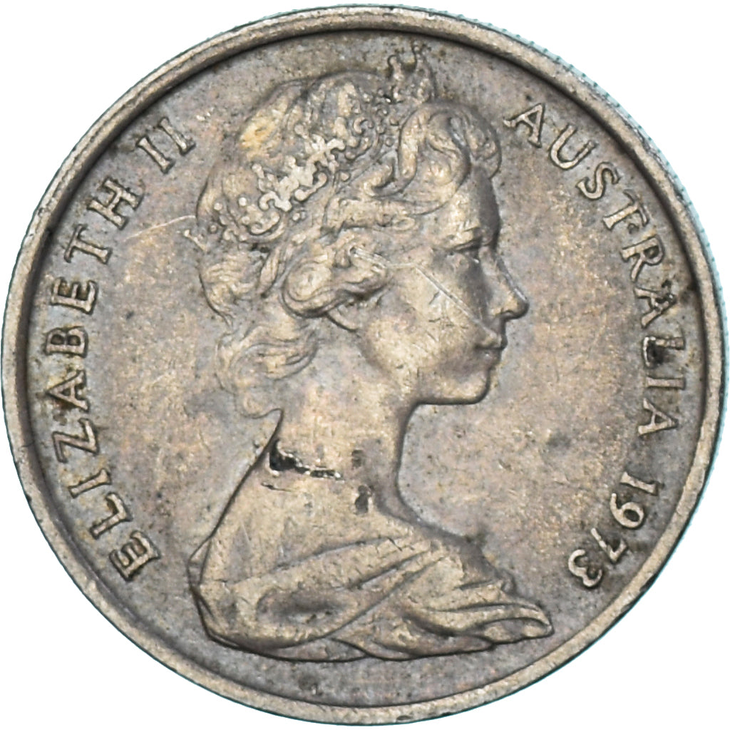 Münze, Australien, 5 Cents, 1973