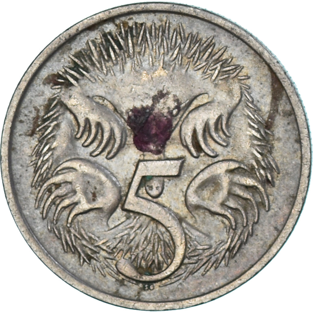 Münze, Australien, 5 Cents, 1973