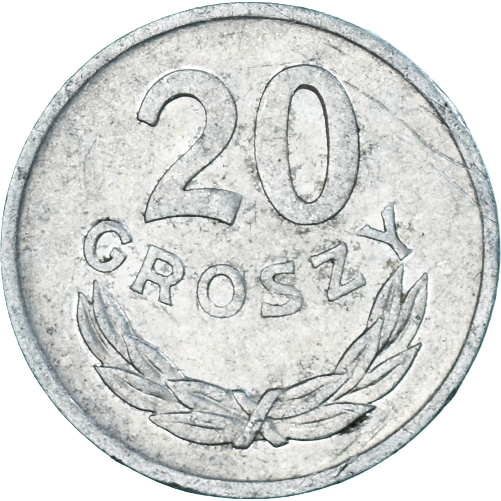 Coin, Poland, 20 Groszy, 1977