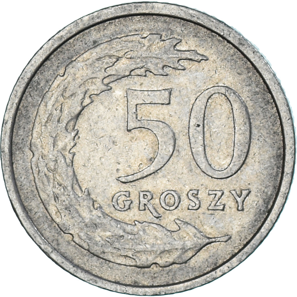 Munten, Polen, 50 Groszy, 1991