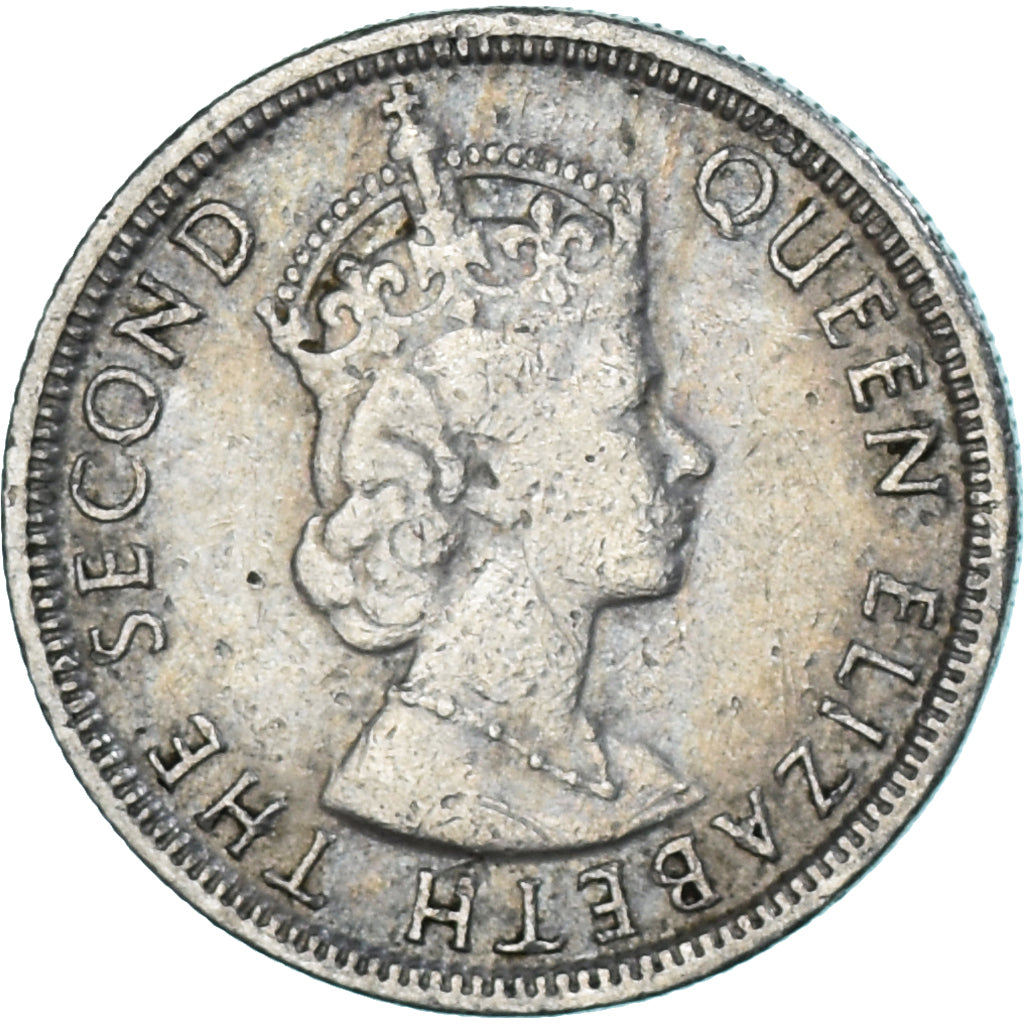 Coin, Mauritius, 1/4 Rupee, 1971