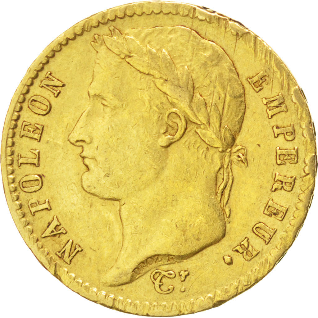 Premier Empire, 20 Francs Or au revers Empire 1812 Paris, KM 695.1