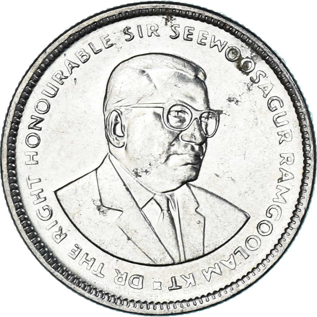 Moneta, Mauritius, 20 Cents, 1991
