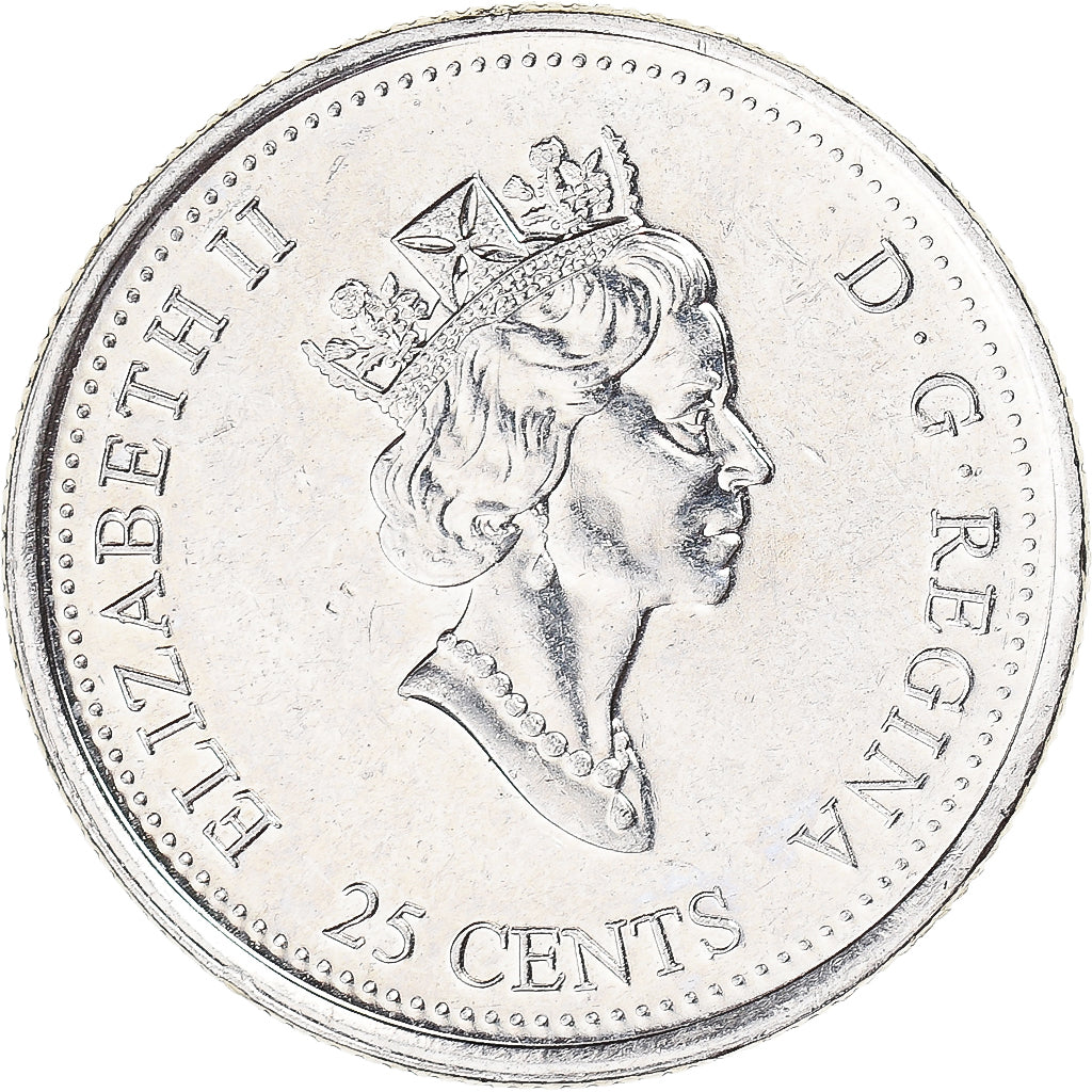 Moneta, Canada, 25 Cents, 1999