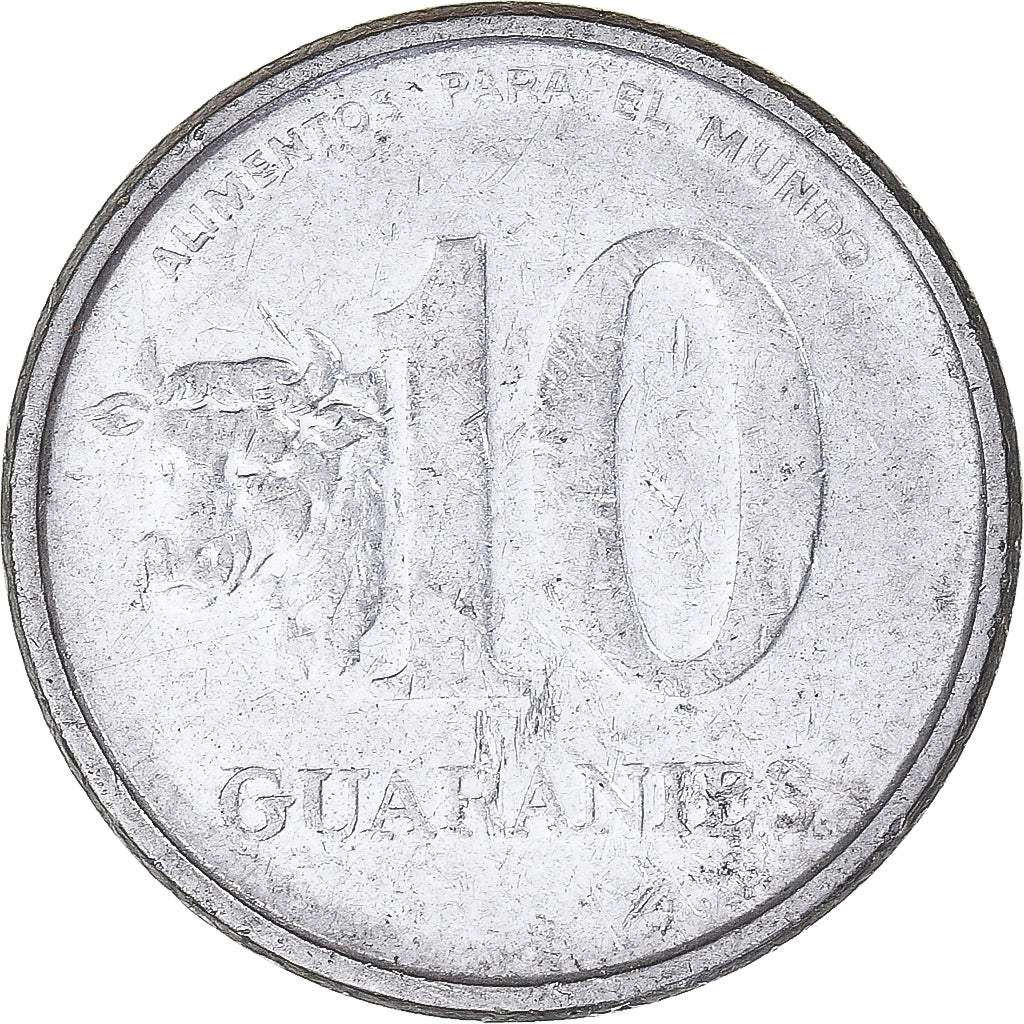 Moneda, Paraguay, 10 Guaranies, 1978