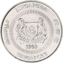 Coin, Singapore, 10 Cents, 1993