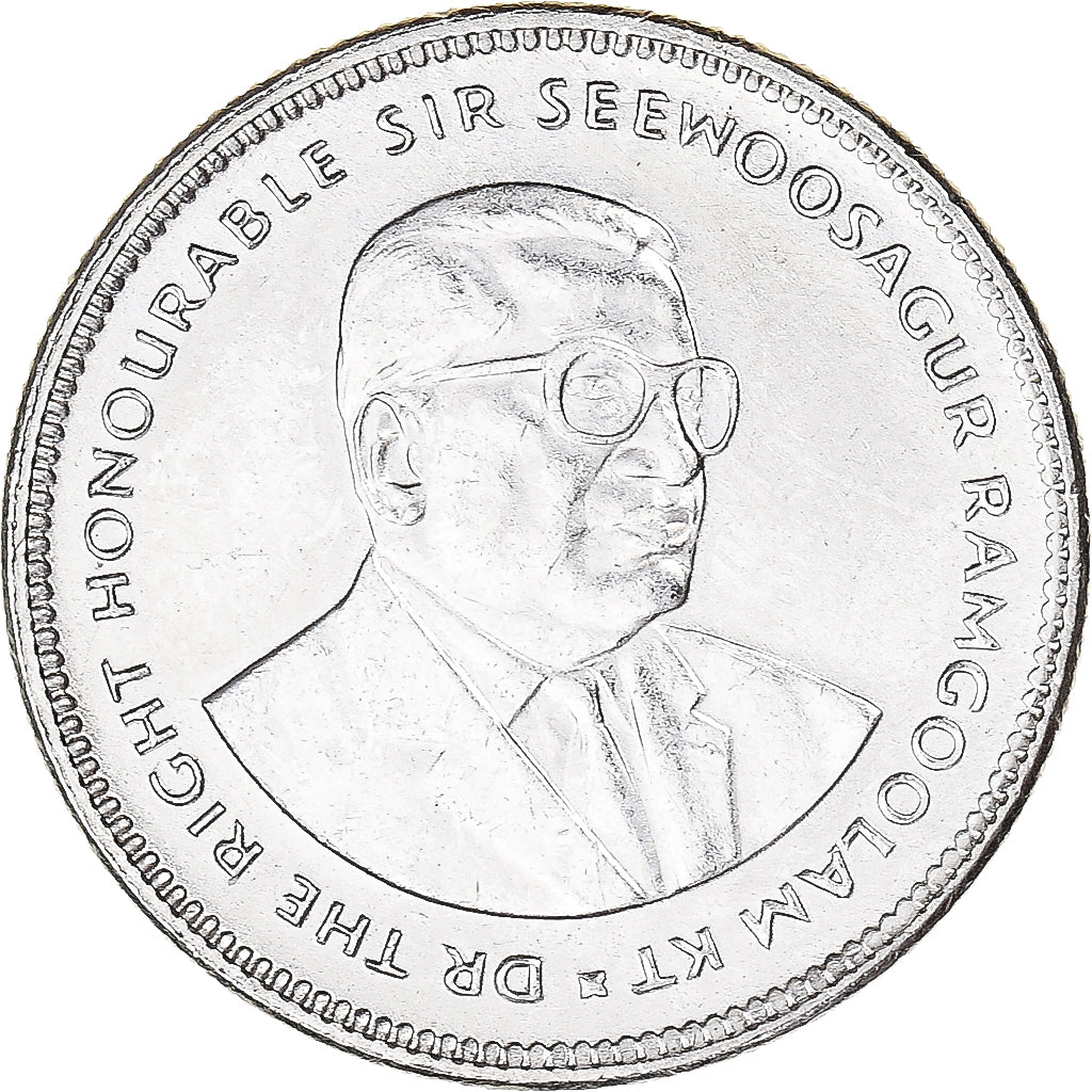 Münze, Mauritius, 20 Cents, 1990