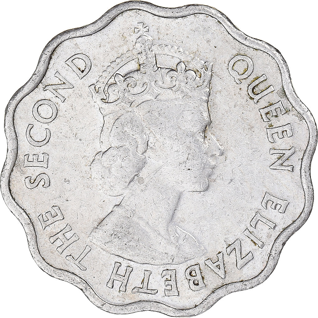Moeda, Maurícia, 10 Cents, 1978