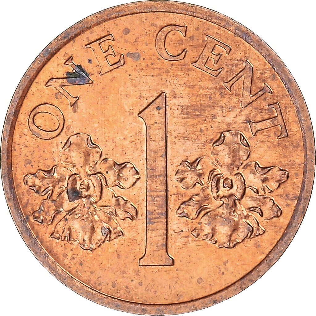 Moeda, Singapura, Cent, 1992