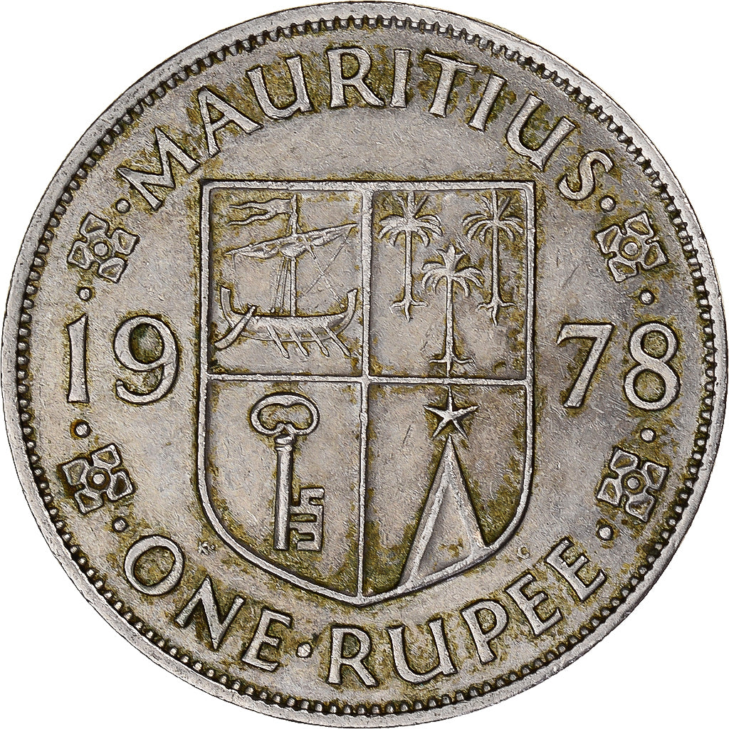 Coin, Mauritius, Rupee, 1978