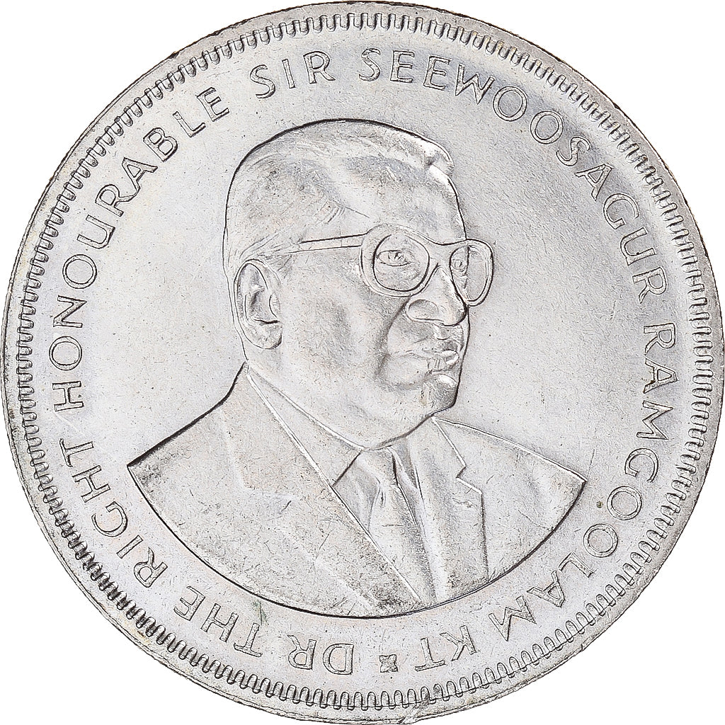 Münze, Mauritius, 5 Rupees, 1987