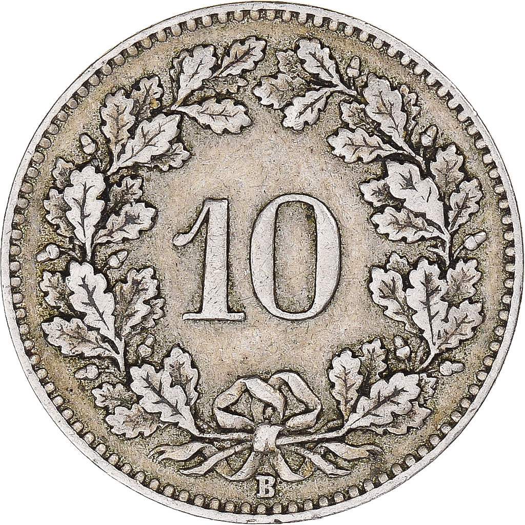 Munten, Zwitserland, 10 Rappen, 1928