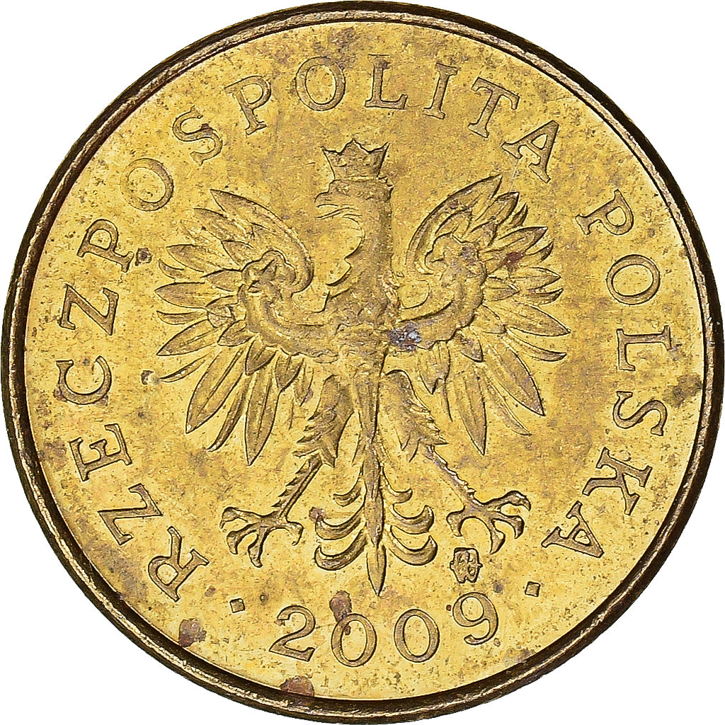 Moneda, Polonia, 2 Grosze, 2009