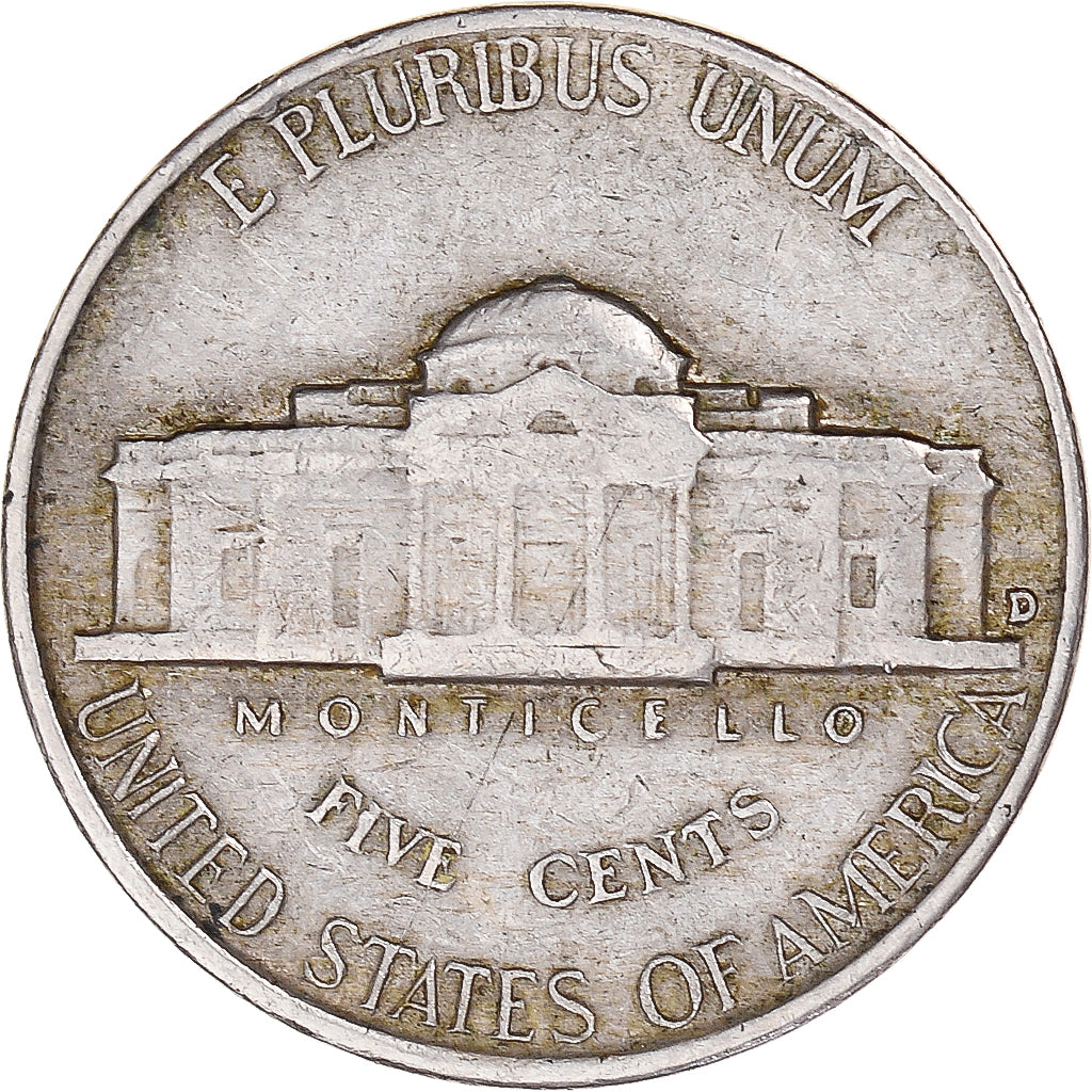 Moeda, Estados Unidos da América, 5 Cents, 1957