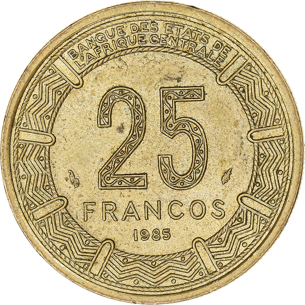 Munten, Guinee, 25 Francos, 1985