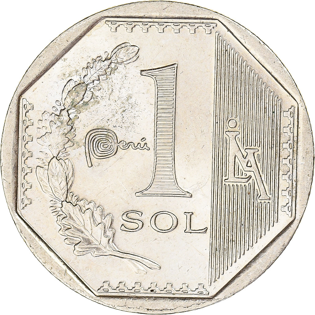 Moneta, Peru, Sol, 2017