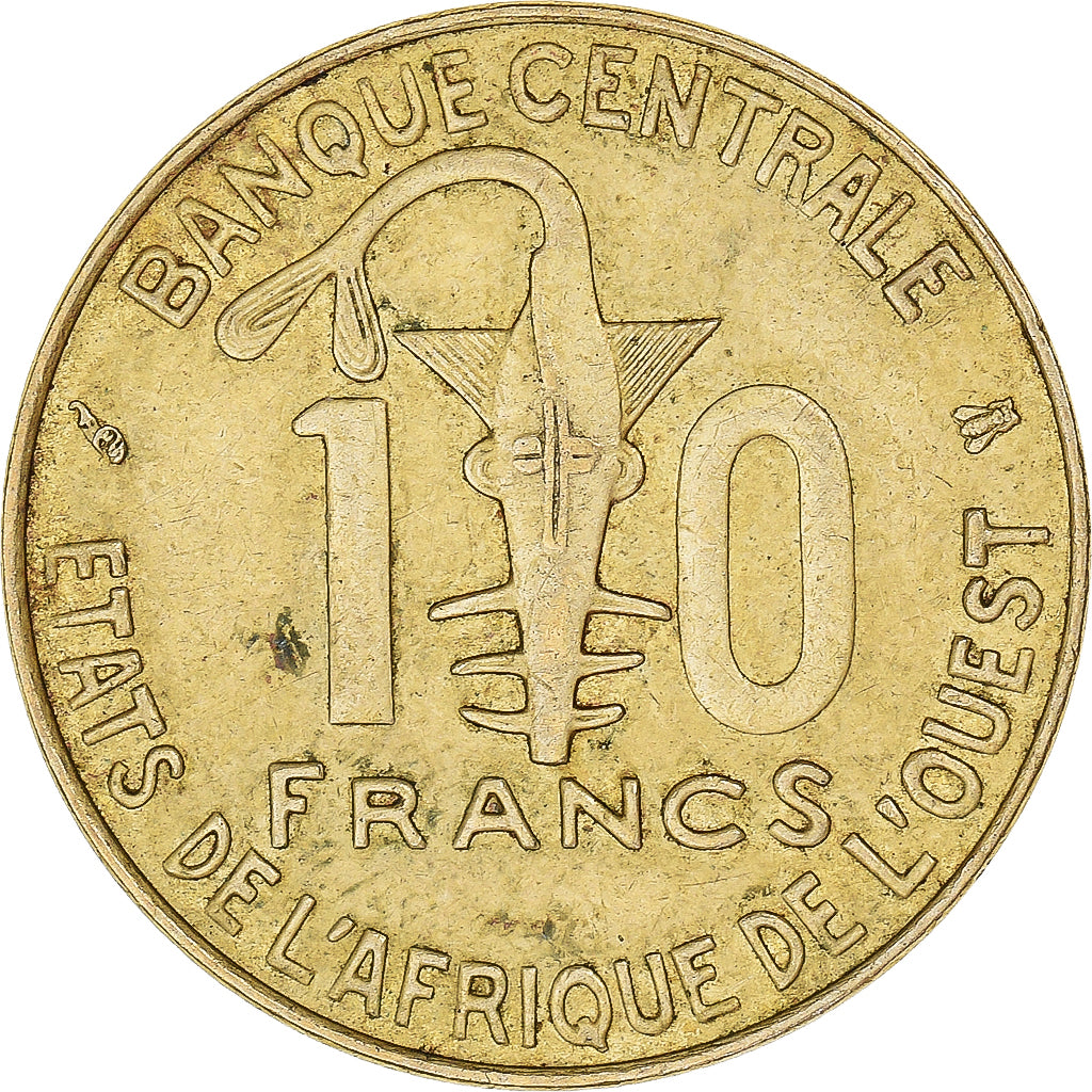 Coin, West African States, 10 Francs, 1997