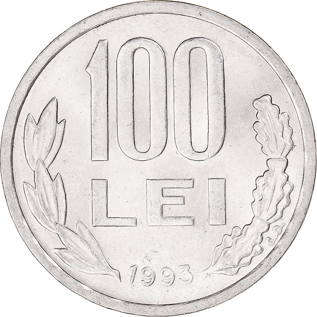 Moneda, Rumanía, 100 Lei, 1993