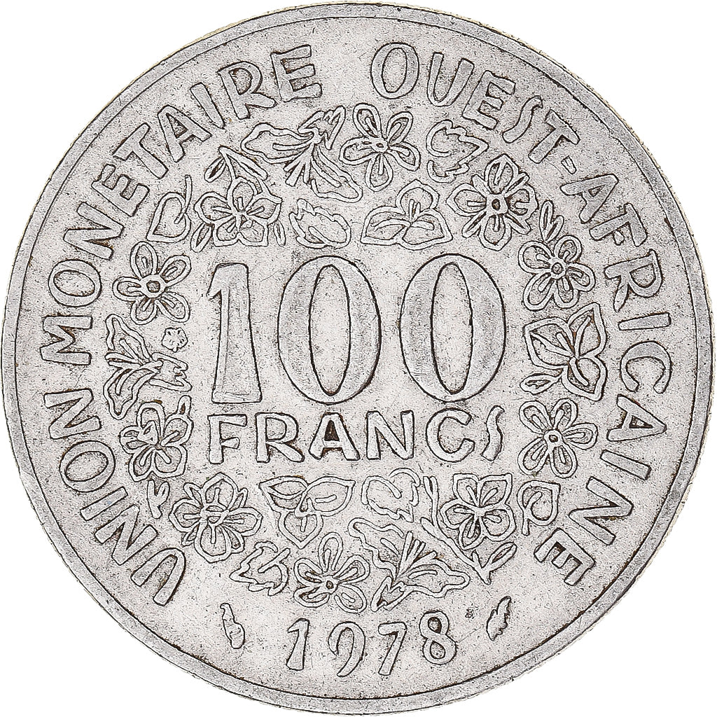 Moneda, Estados del África Occidental, 100 Francs, 1978