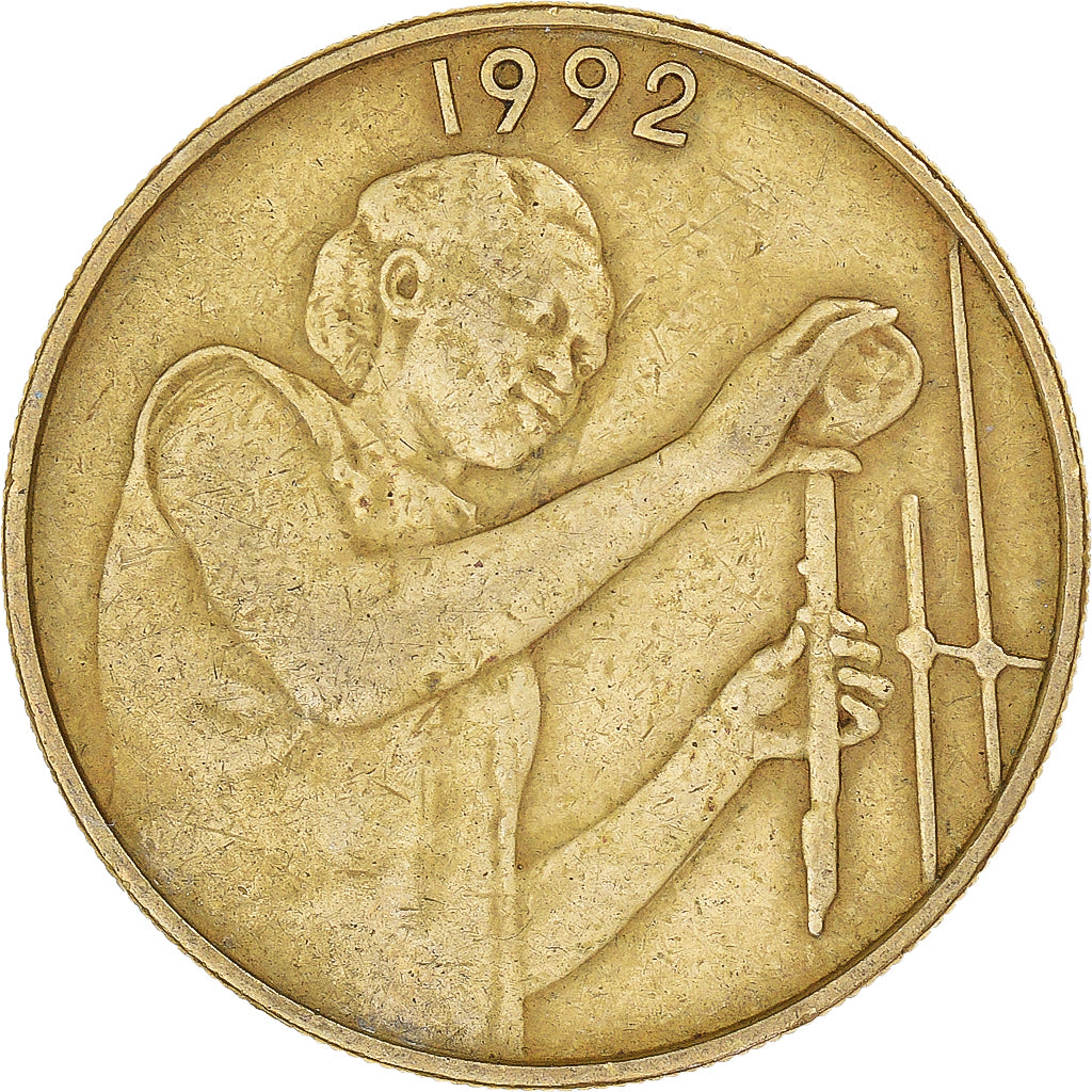 Coin, West African States, 25 Francs, 1992