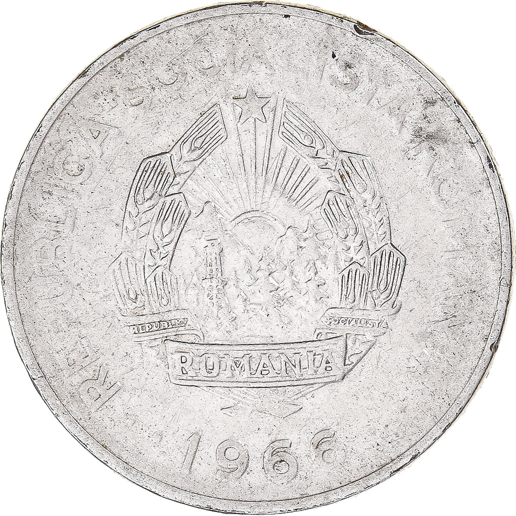 Monnaie, Roumanie, Leu, 1966