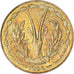 Coin, West African States, 5 Francs, 1996