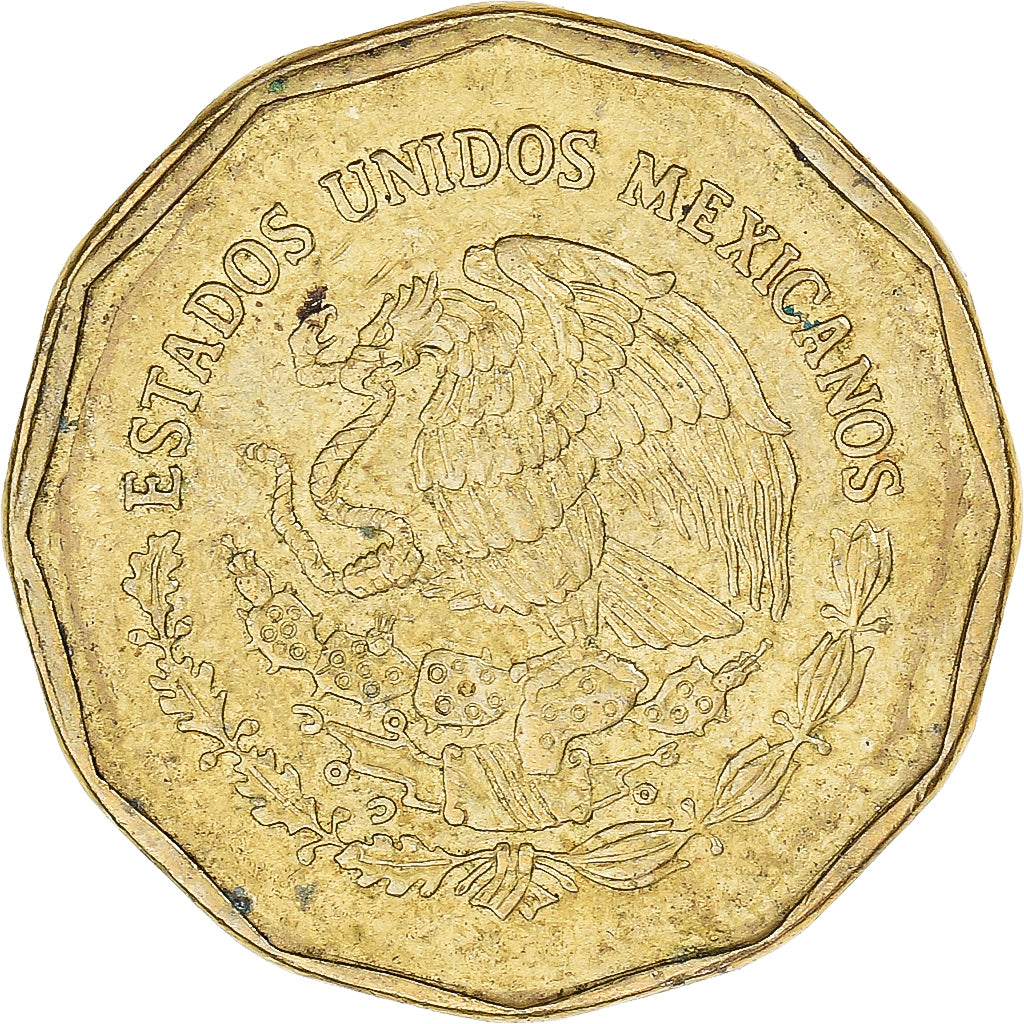 Mexico, 20 Cents, 1994, Bronze-Aluminium, EF(40-45)