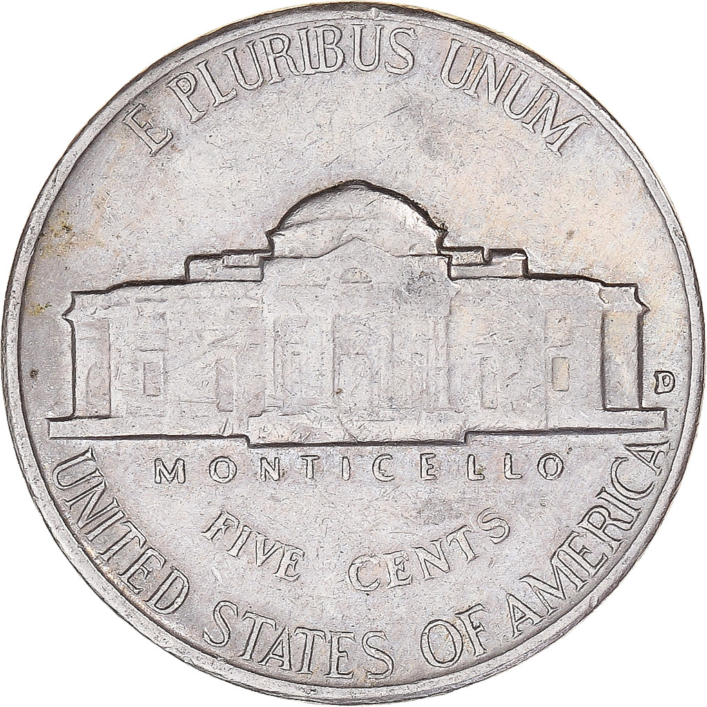 Moeda, Estados Unidos da América, 5 Cents, 1959