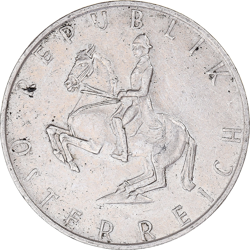 Moeda, Áustria, 5 Schilling, 1971