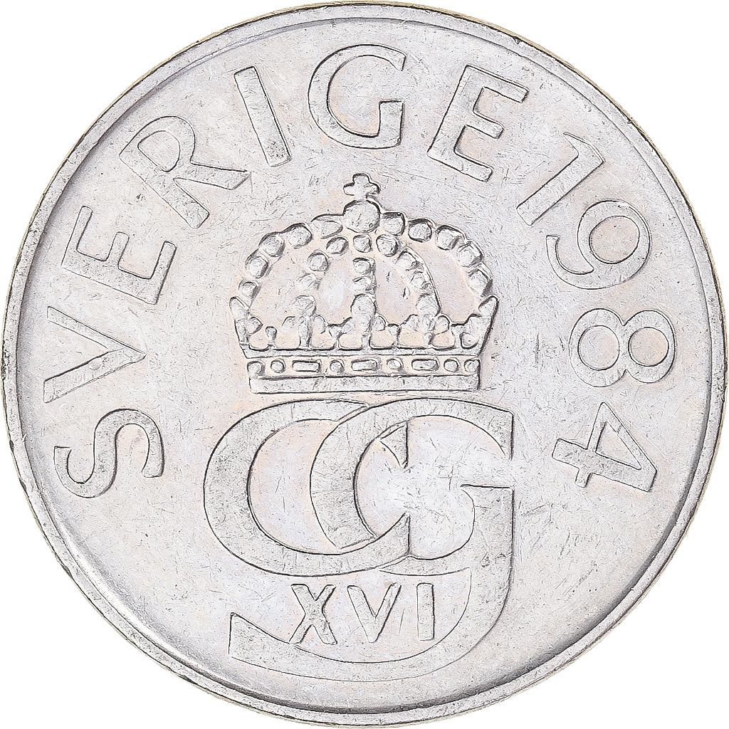 Coin, Sweden, 5 Kronor, 1984