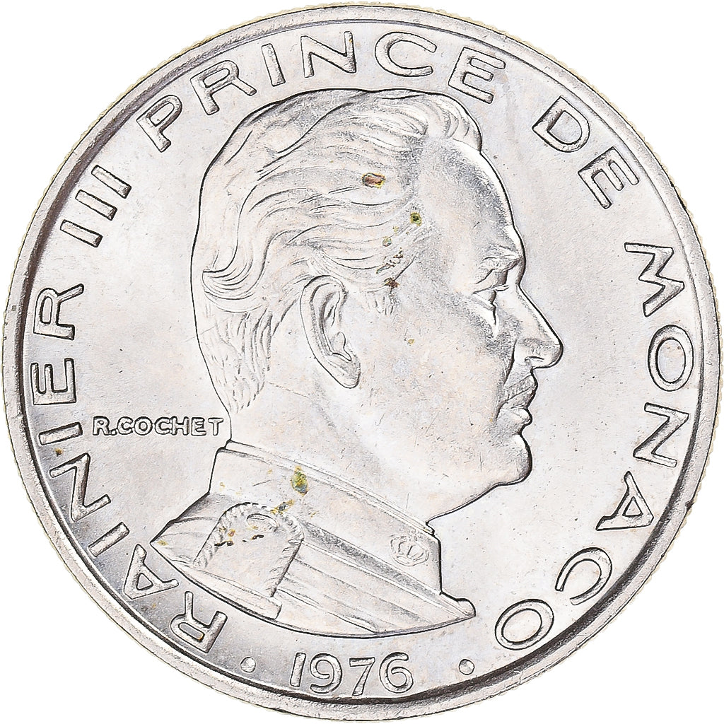 Monnaie, Monaco, Franc, 1976