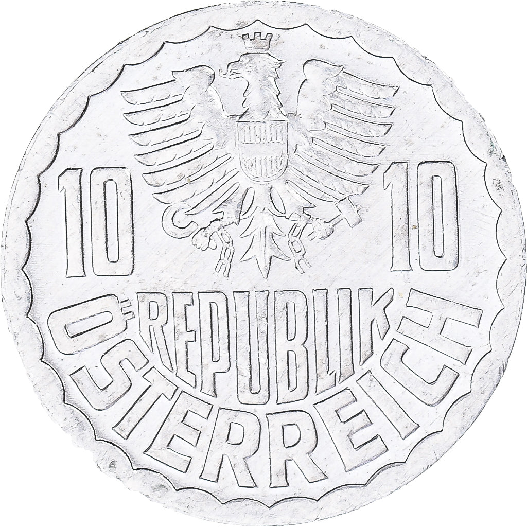 Monnaie, Autriche, 10 Groschen, 1983