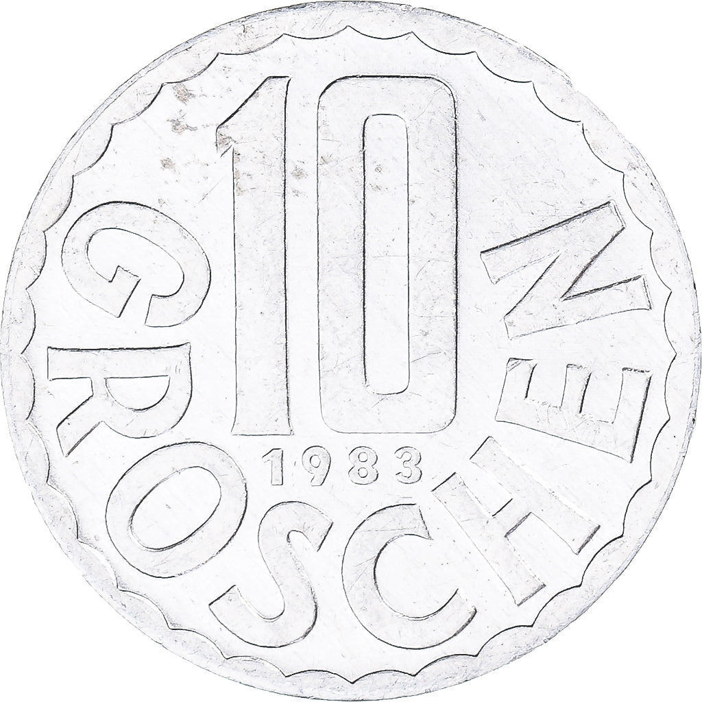 Monnaie, Autriche, 10 Groschen, 1983