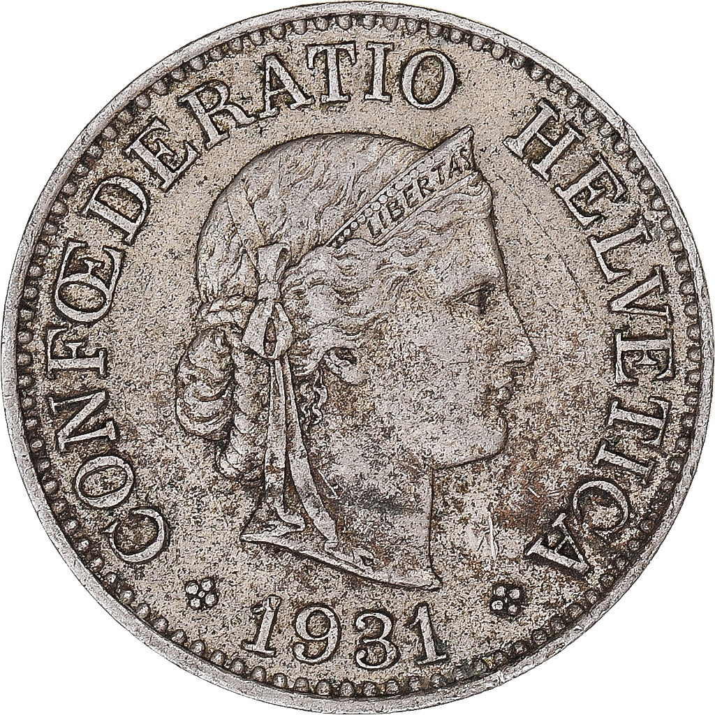 Moneta, Szwajcaria, 10 Rappen, 1931