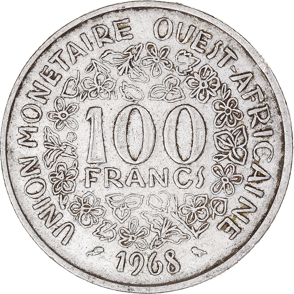 Coin, West African States, 100 Francs, 1968