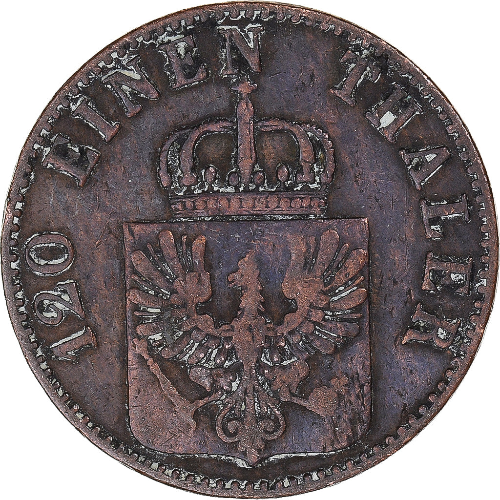 Moneta, Landy niemieckie, 3 Pfennig, 1862