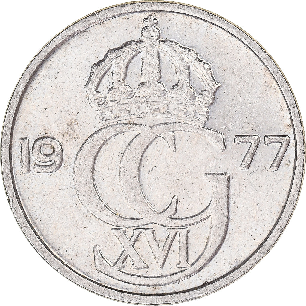 Munten, Zweden, 50 Öre, 1977