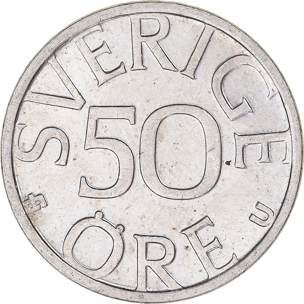 Munten, Zweden, 50 Öre, 1977