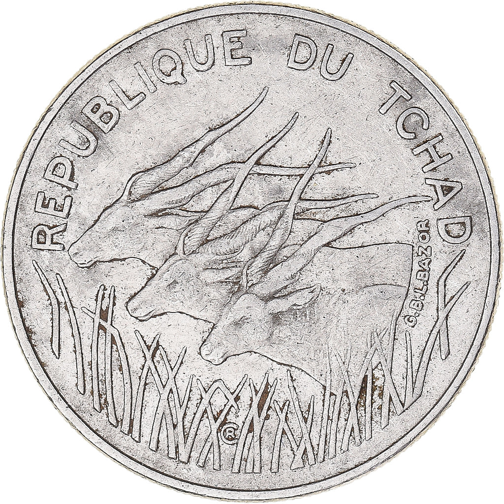 Coin, Chad, 100 Francs, 1978
